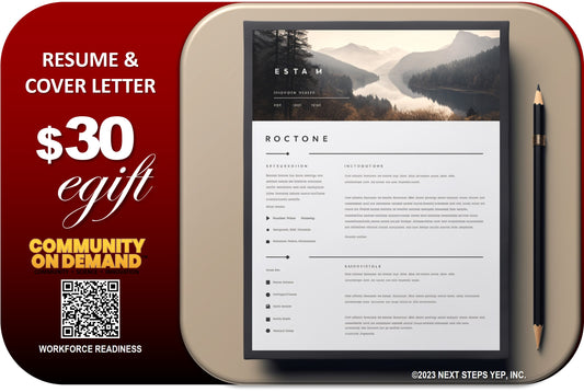 Resume & Cover Letter eGift Card