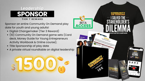 Leadership Sponsor - Tier 7 Reward $1500