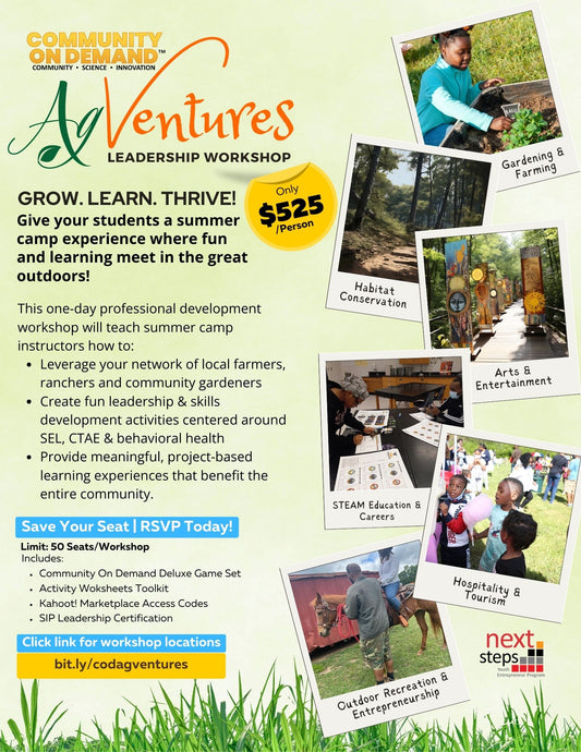 Community On Demand AgVentures Train-The-Trainer Workshop