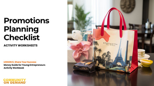 Challenge 6. Promotions Planning Checklist
