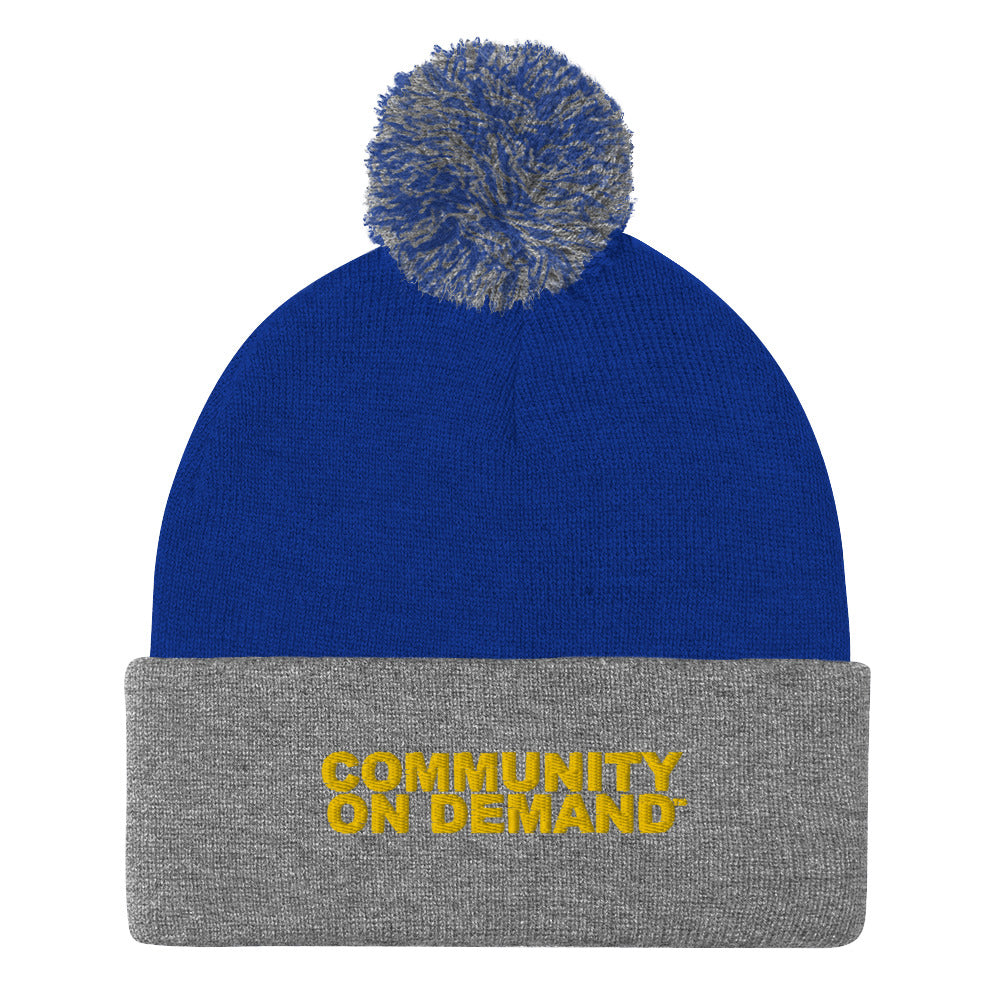Community On Demand Pom-Pom Beanie