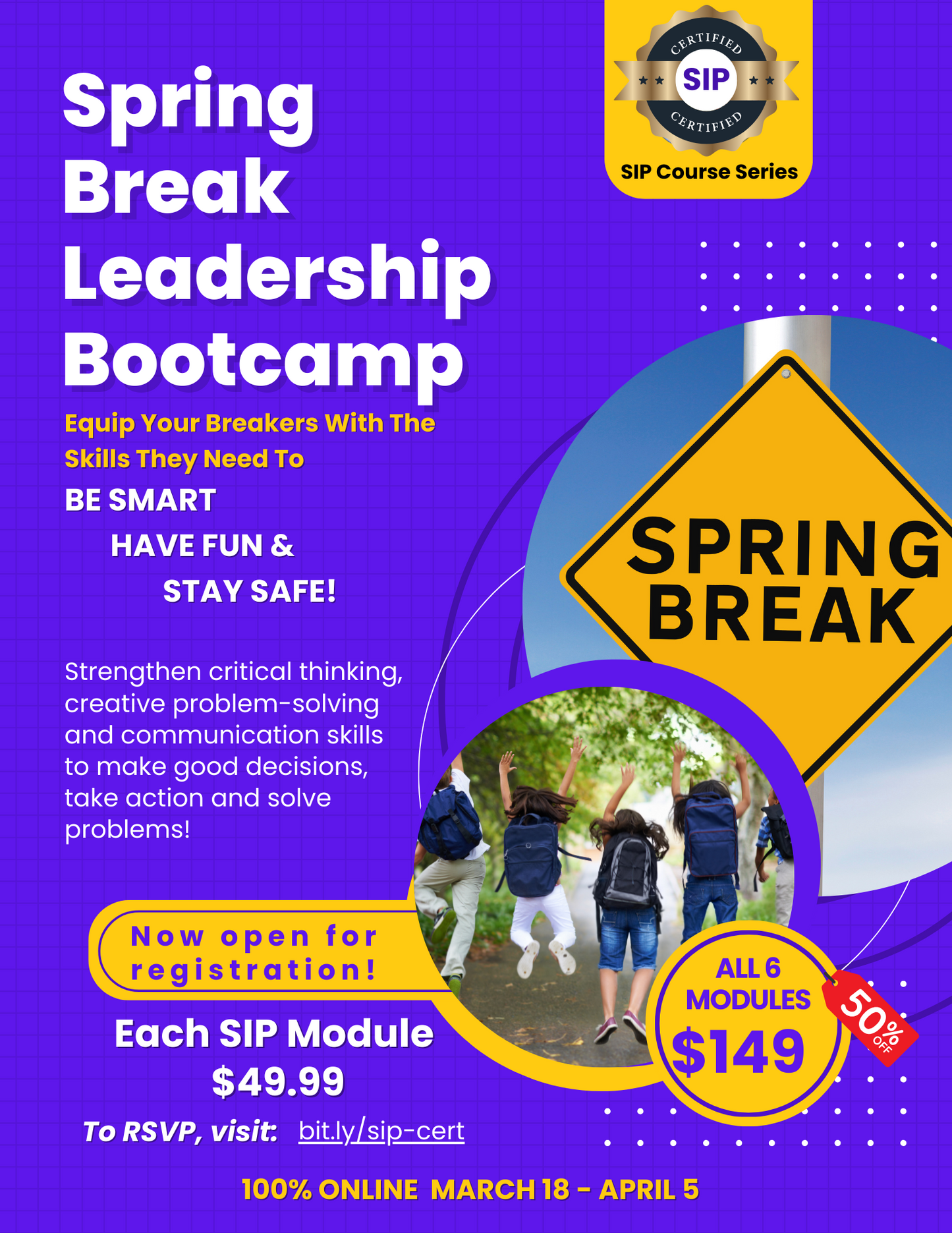 Spring Break Leadership Bootcamp (SOLD OUT)