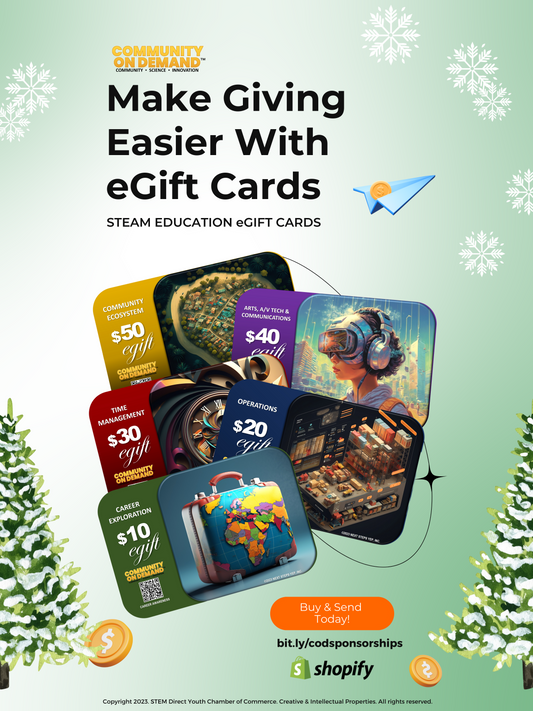 STEAM Education eGift Card & Holiday Toy Drive
