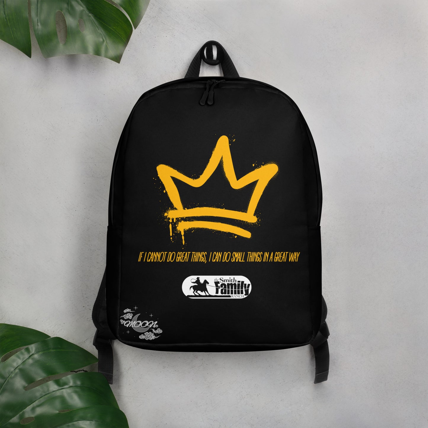 Backpack (Black & Gold Crown)