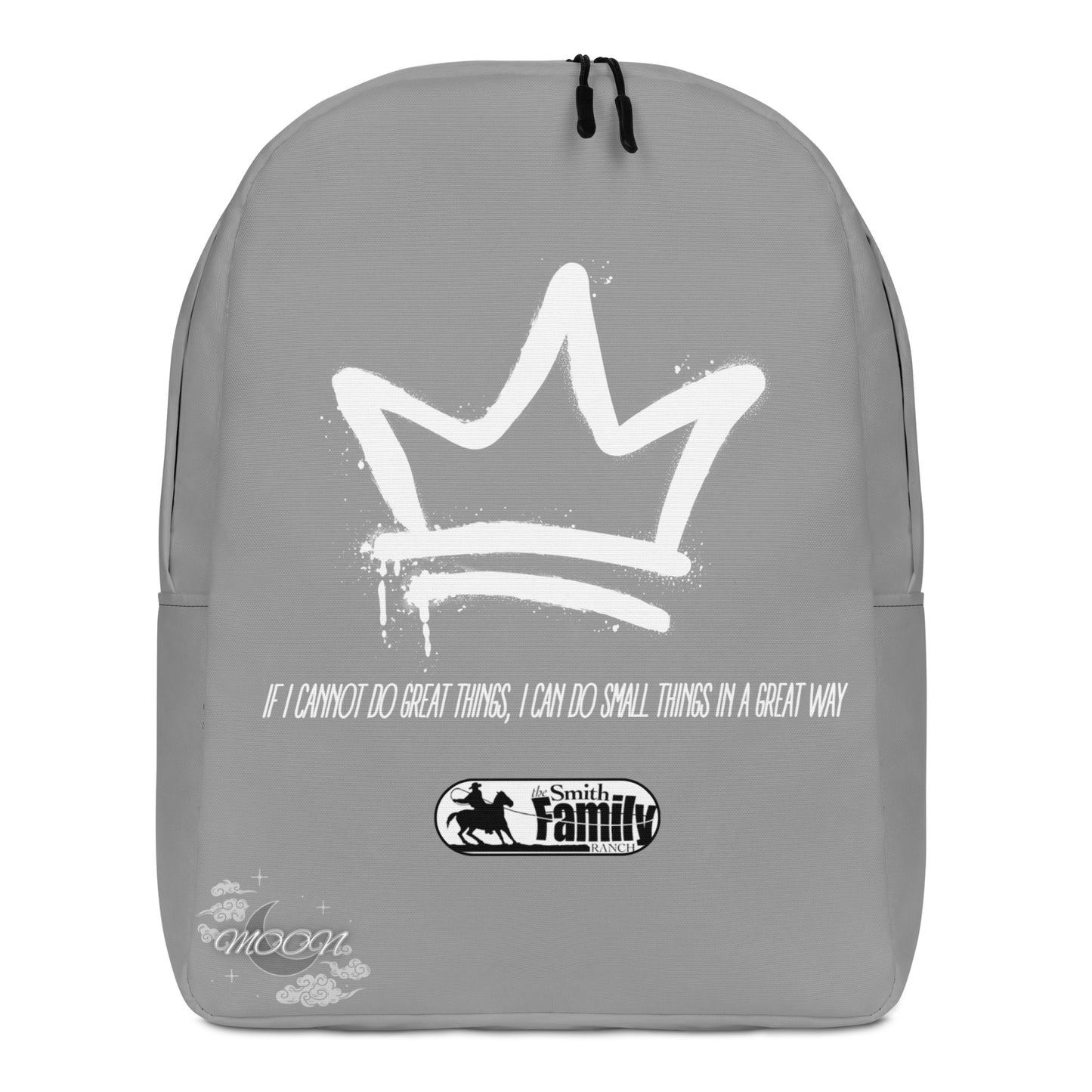 Backpack (Gray & White Crown)