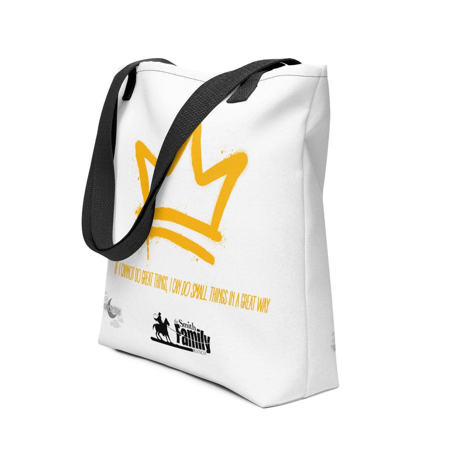 Tote bag (White & Gold Crown)