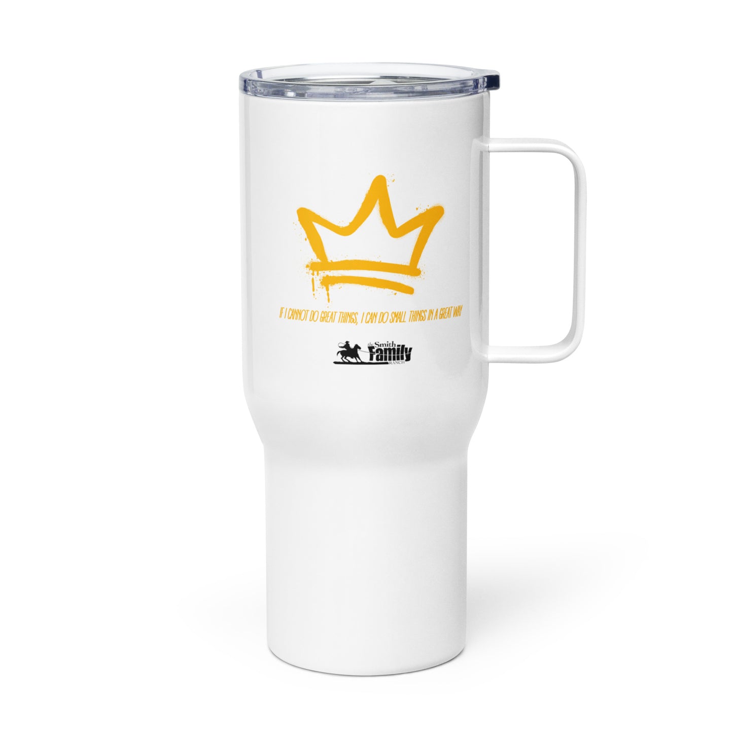 Travel mug (Gold Crown)