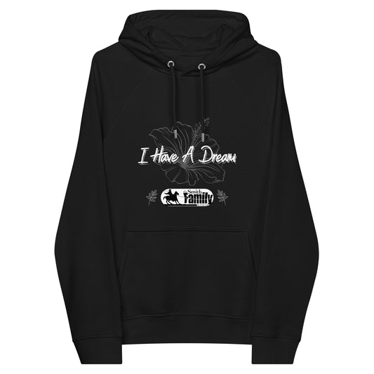 Hoodie (Black & White Flower)