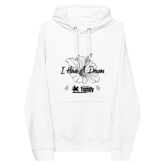 Hoodie (White & Black Flower)