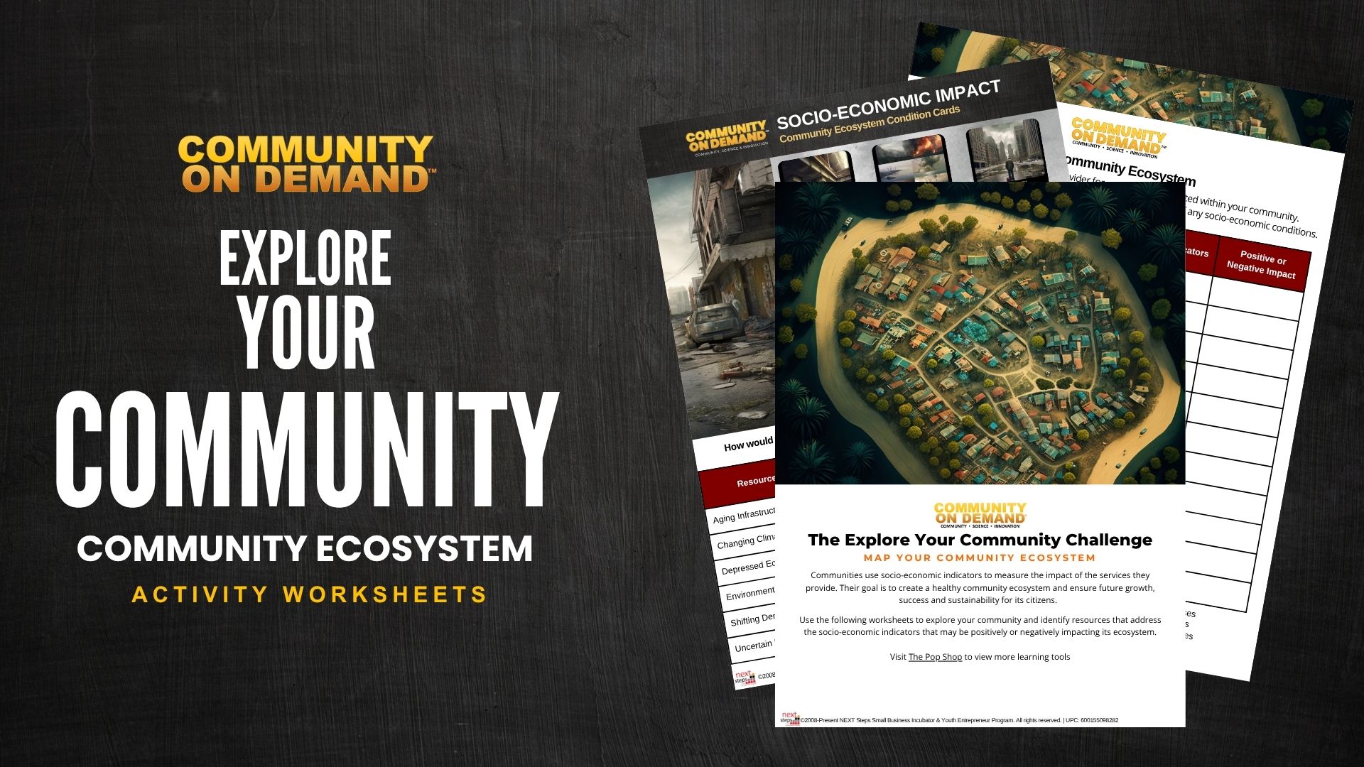 Explore Your Community Activity Worksheets